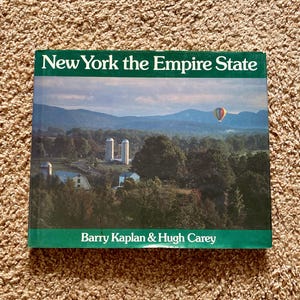 Vintage (1984) &quot;New York the Empire State&quot; Hardcover Coffee Table Book | Travel Art Photo Book | Vintage NYC [Pre-Owned]