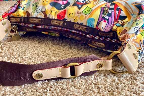 Vintage Tokidoki Lesportsac Hobo Bag: Pirate Nautical Print