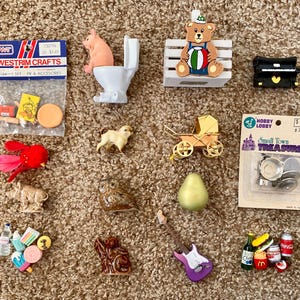Vintage Trinkets, Minis & Smalls | Doll House Minis, Trinket Shelves, Printer Trays, Trinket Boxes | Knick-Knacks | You Choose [Pre-Owned]