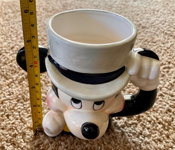 Vintage (1980s) Disney Mickey Mouse 3D Top Hat Ceramic