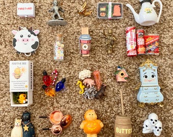 Vintage Trinkets, Minis & Smalls | Doll House Minis, Trinket Shelves, Printer Trays, Trinket Boxes | Knick-Knacks | You Choose [Pre-Owned]