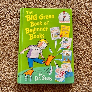 Vintage (2003) Dr. Seuss &quot;The Big Green Book of Beginner Books&quot; Hardcover Children&#39;s Book | Vintage Kids Books [Pre-Owned]