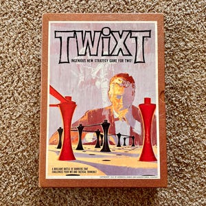 Vintage (1962) &quot;Twixt&quot; Strategy Bookshelf Board Game | Game Night | Midcentury Board Games [Pre-Owned / Complete]