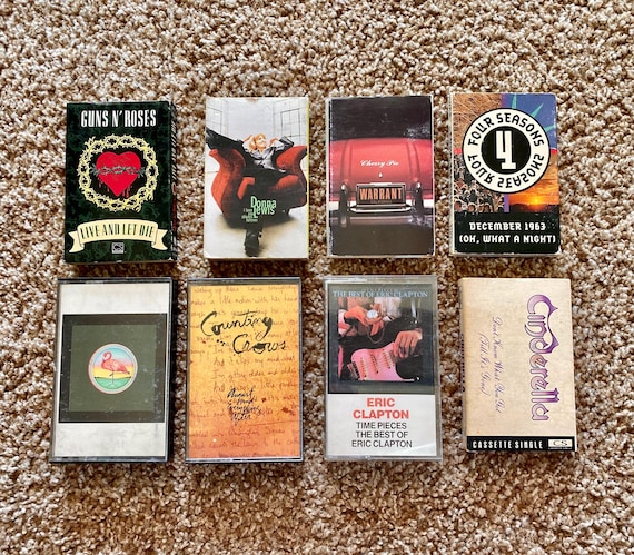 ヴィンテージロックカセットテープ | 80年代/90年代音楽の記念品 ヴィンテージロックカセットテープ | 80年代/90年代音楽の記念品