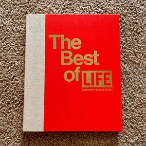 Vintage (1973) &quot;The Best of Life&quot; Subscribers Special Edition Life Magazine 13&quot; Hardcover Coffee Table Book [Pre-Owned]