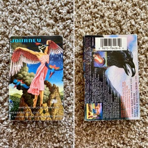 Vintage 90-tals kassettband | Pop- och rockmusiknostalgi Journey