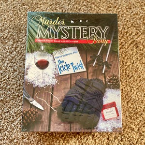 Vintage (2003) &quot;Murder Mystery Party&quot; The Icicle Twist Board Game | Family Game Night / Party Games [Sealed]