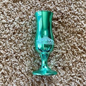 Vintage (1990s) Circus Circus Mint Turquoise Las Vegas Hotel Casino Souvenir Shot Glass | Vintage Las Vegas [Pre-Owned]