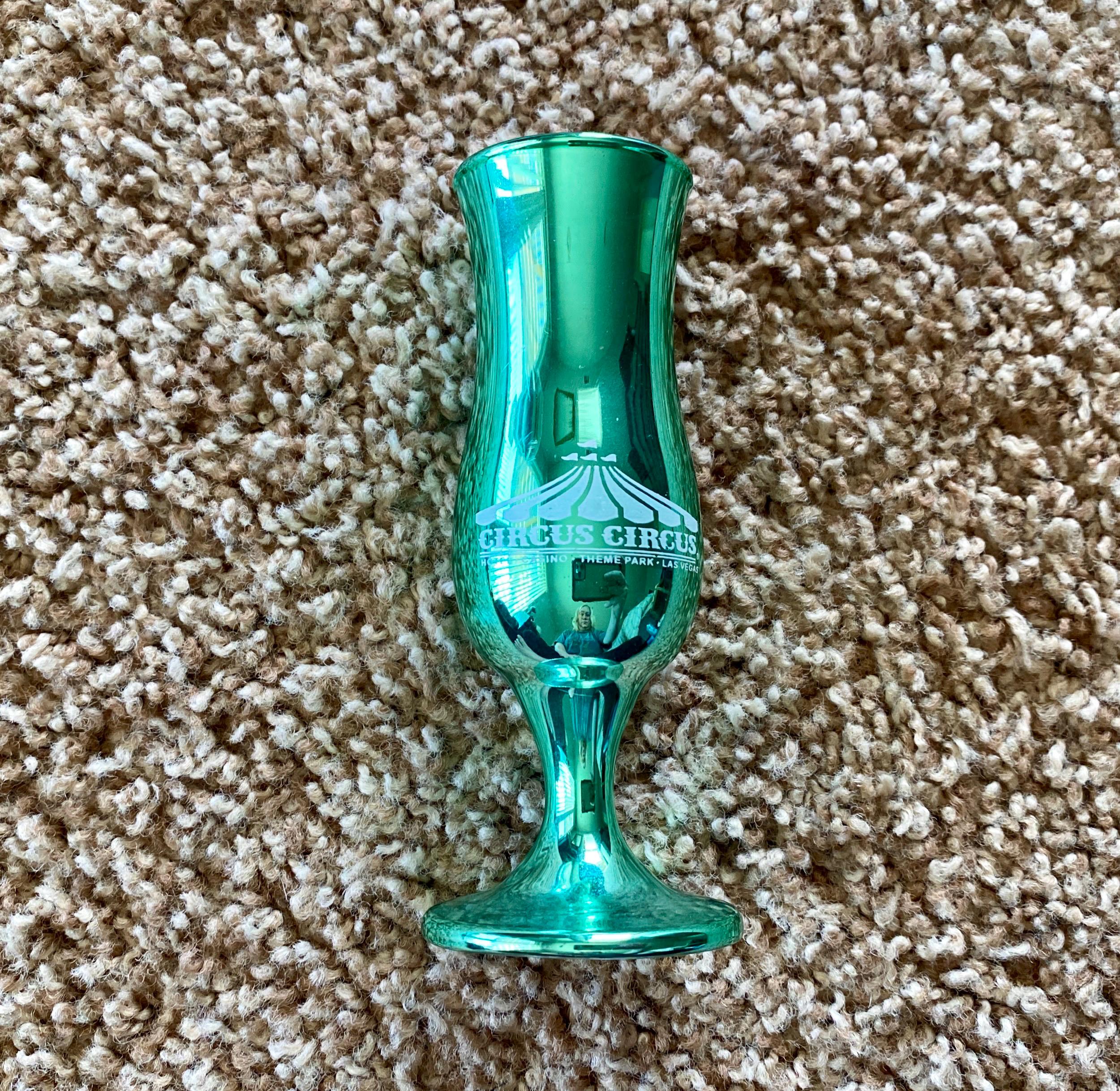 Las Vegas Nevada Glass / Bicchieri da viaggio incisi al laser, regalo con scena panoramica incisa per i viaggiatori del Nevada