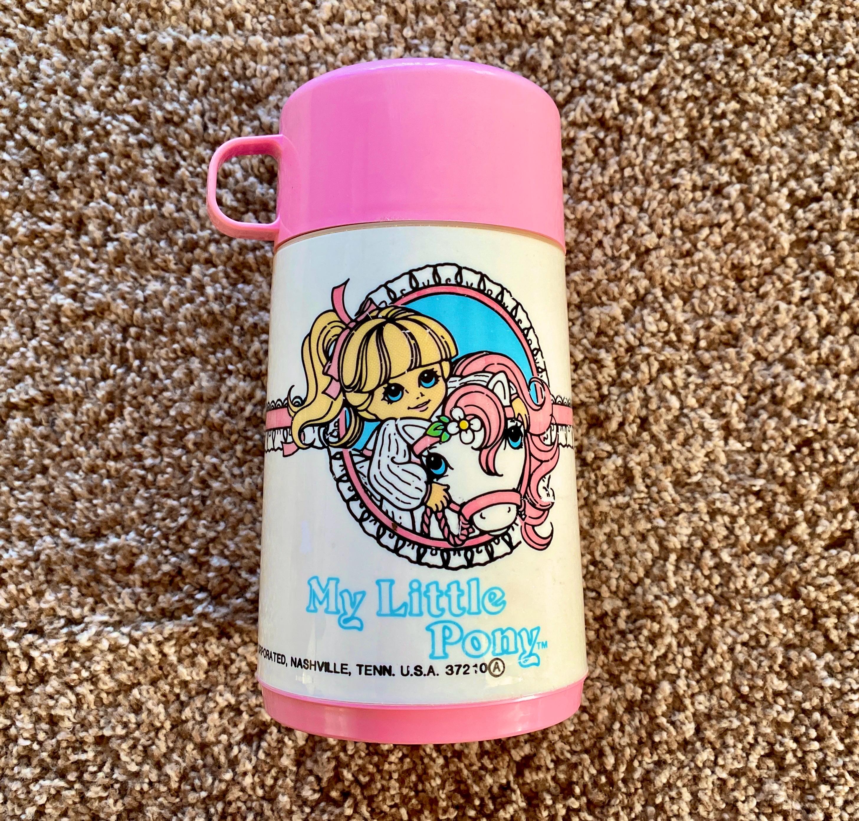 Vintage 1986 My Little Pony Thermos Hasbro Aladdin Travel - Main Image