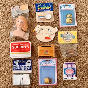 Vintage Trinkets, Minis & Smalls | Doll House Minis, Trinket Shelves, Printer Trays, Magnets | Knick-Knacks | You Choose [Pre-Owned]