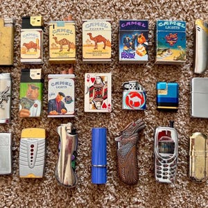 Vintage nieuwigheid aanstekers | Verzamelaanstekers uit de jaren 80-2000 [lees details]