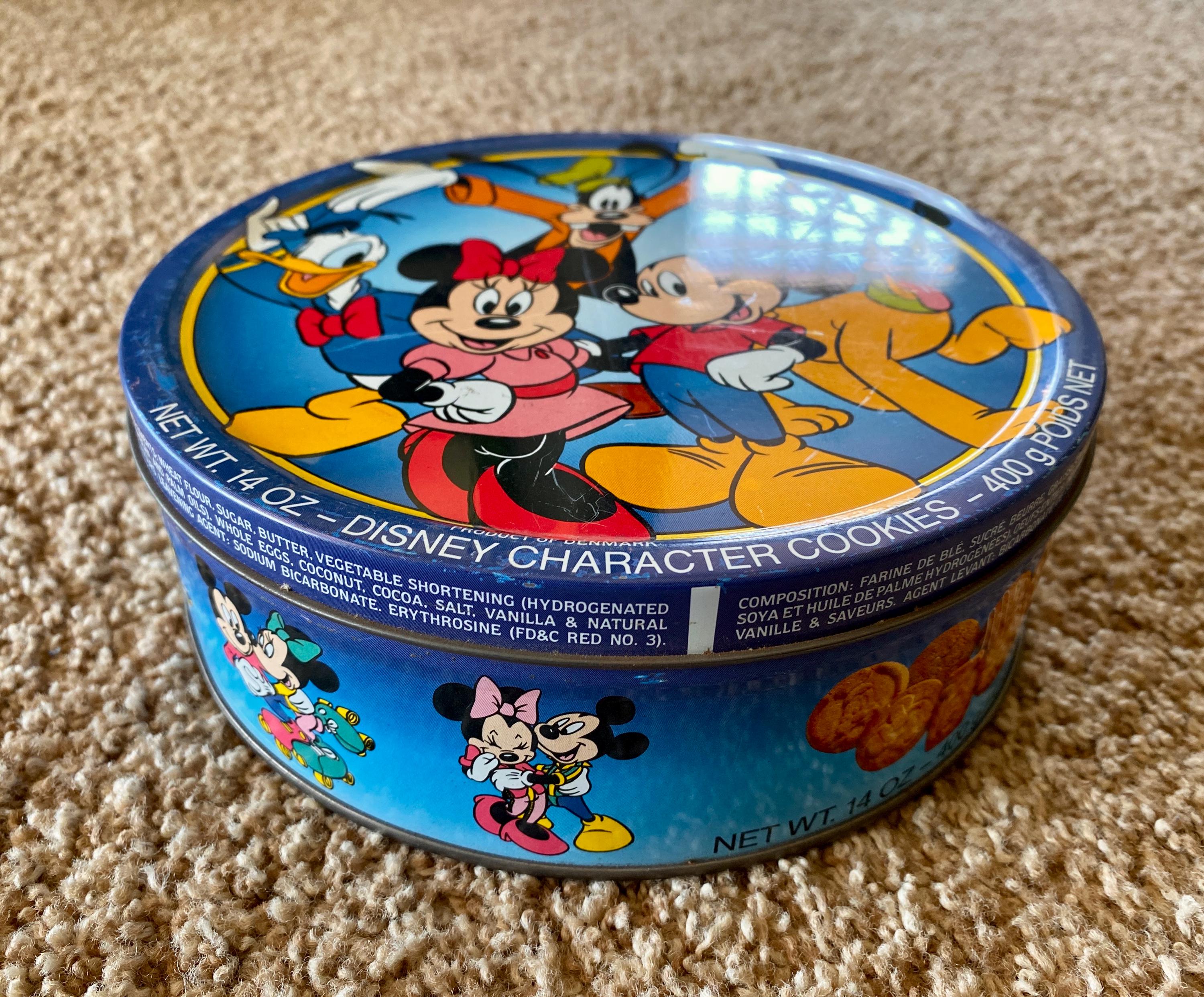 ヴィンテージ 1991 ディズニー ミッキー＆フレンズ クッキー缶