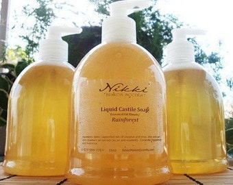 Liquid Castile Soap, Super-Size 16oz