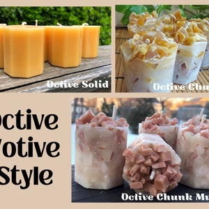 Votive Candles 6pk full set or Sample 3pk BAKERY Scents A K you choose the candle style, scent color image 8