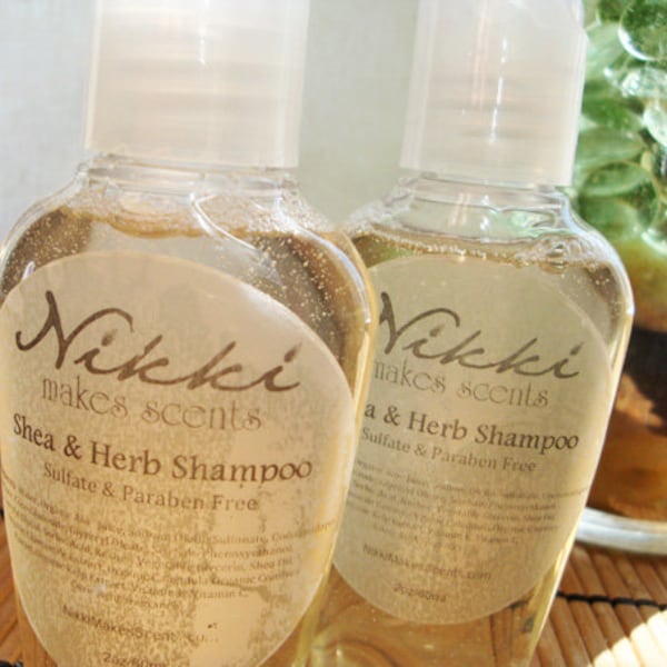 Shea & Herb Shampoo SAMPLE - No Parabens or Sulfates