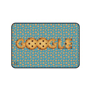 Cookie-Muster Schreibtischmatte | Cookie Logo Cookie Hintergrund Maus Pad