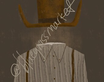 Unknown Cowboy Suspenders - Digital Download