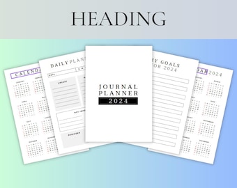 Digital Planner Bundle 2024-2026  Undated | Goodnotes, Notability, iPad | Daily Planner