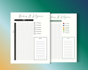 Android Reading Journal | Digital Reading Planner for Tablets | GoodNotes & Notability