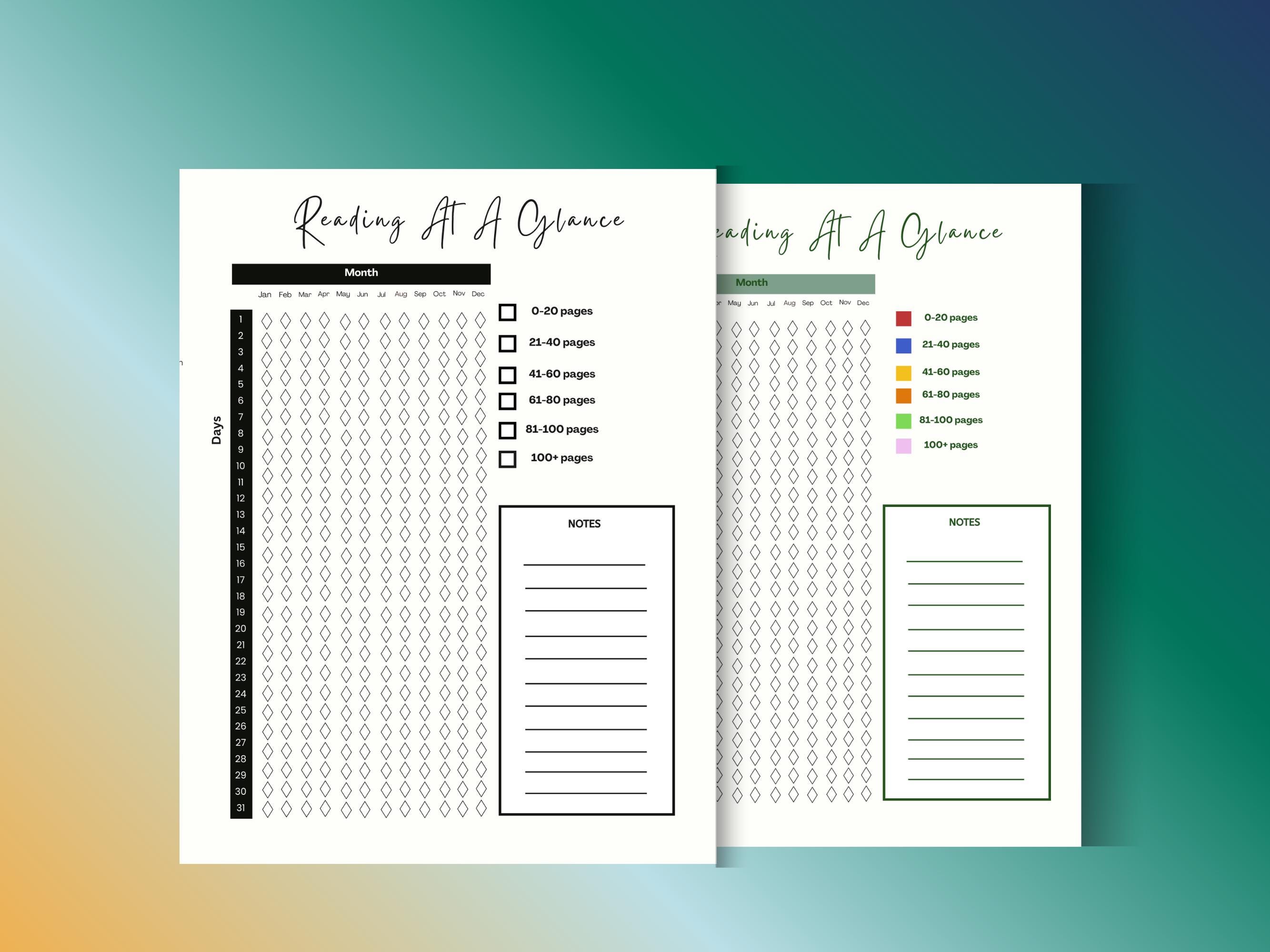 Android Reading Journal | Digital Reading Planner for Tablets ...