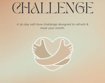 30 Day Challenge Printable Landscape - Goal Setting & Progress Tracker - Habit Forming - Instant Download PDF