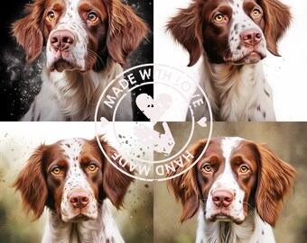Charmante Bretagne Dog-afbeelding direct downloaden