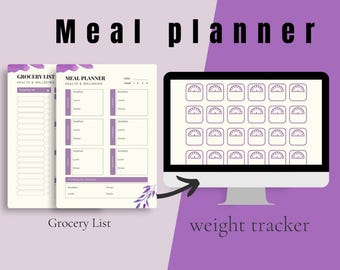 Paquete de planificación automática de comidas: Google Sheets, seguimiento de calorías, inventario de alimentos