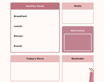 Gratitude Journal & Yoga Planner Digital Bundle for Mindful Wellness