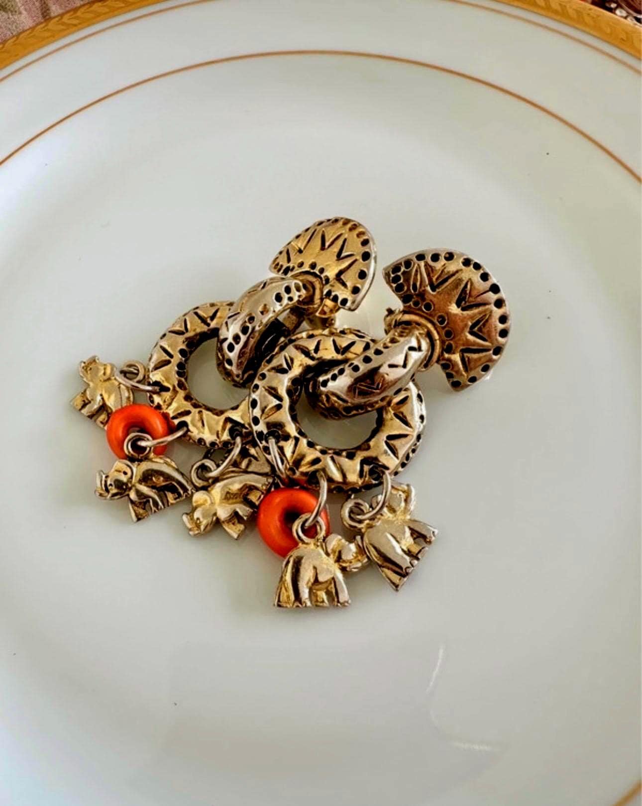 Collier baroque REMY DIS Paris vintage 1980/1990