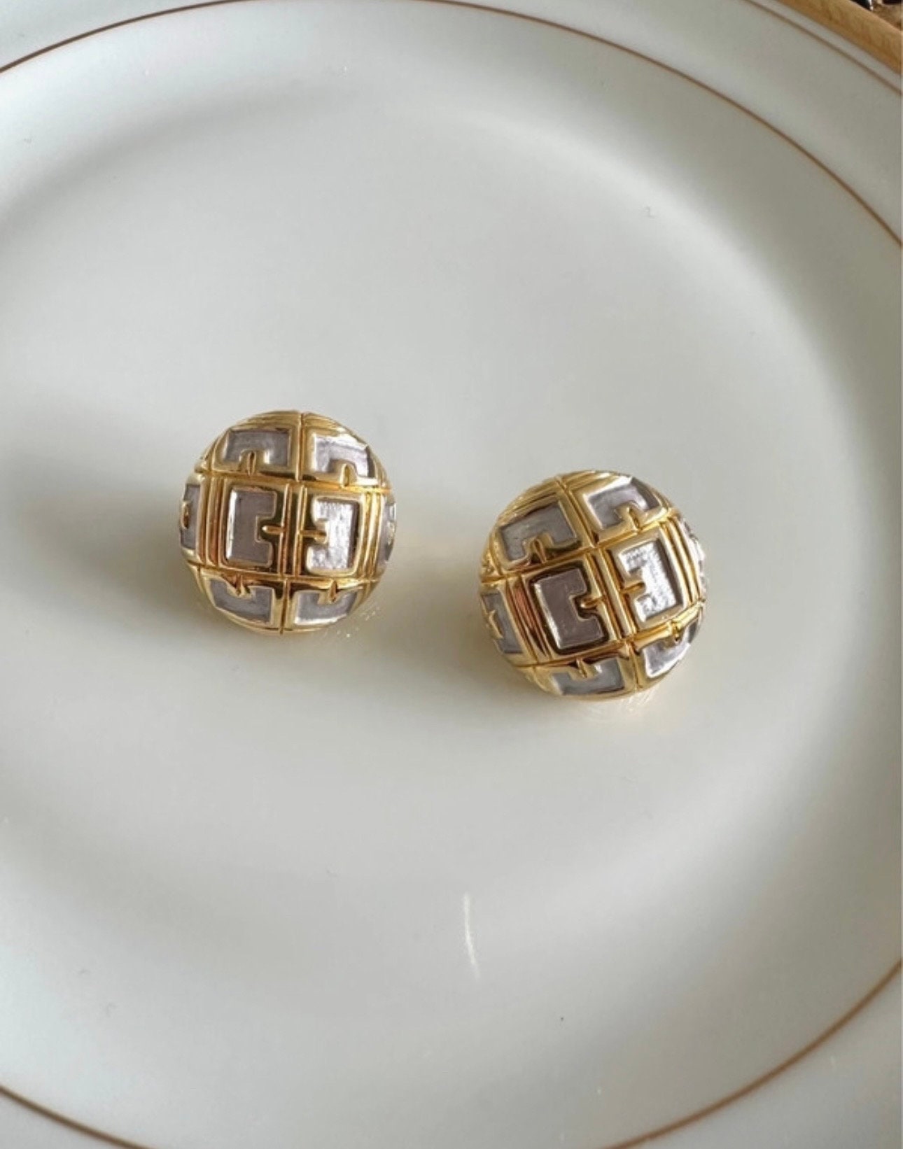 Lot Vintage Boucles D'oreilles Années 80 Fantaisie