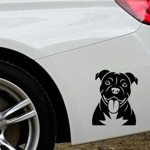 Pit Bull Car Sticker: Dog Lover Vinyl Decal