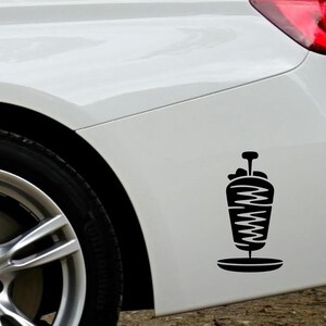 Kebab Car Sticker: Funny Turkish Street Food Vinyl Decal