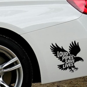 Biker Sticker for Motorcycle, Motorcycle Car Decal, Biker Culture Bumper Sticker for Helmets & Cars