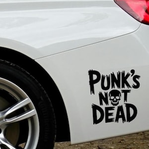 Punk Fans Sticker, Punk Rock Decal, Music Subculture Sticker, Alternative Grunge Sticker for Laptops, Planners & Personalized Gifts