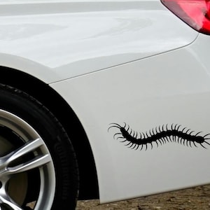 Centipede Car Sticker, Creepy Crawly Insect Car Decal, Bug Lover Bumper Sticker, Unique Animal Vinyl