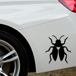Leuchtkäfer Auto Aufkleber, Leuchtendes Insekt Auto Dekal, Magischer Nachtinsekten Autoaufkleber, Naturliebhaber Vinyl