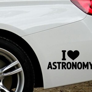 Astronomie Autoaufkleber, Galaxie Auto Decal, Mond und Planeten Weltraum Stoßstangenaufkleber, Himmelskunst für Autos
