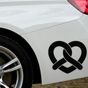 Chocolate Pretzel Car Sticker: Waterproof Vinyl Decal
