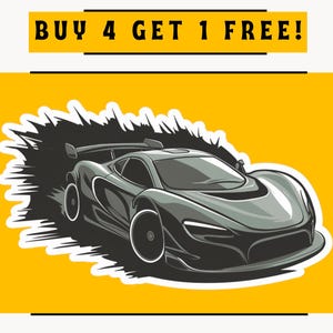 Pegatina para coche RC, calcomanía para coche de control remoto, coche de drifting para aficionados, calcomanía de Monster Truck para portátiles, cajas de herramientas y regalos para él