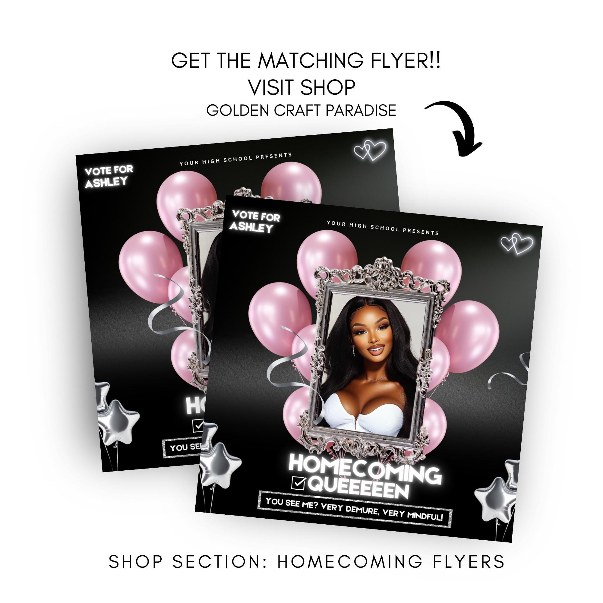 DIY Water Bottle Label Template, Homecoming Queen, Vote, Class Campaign ...