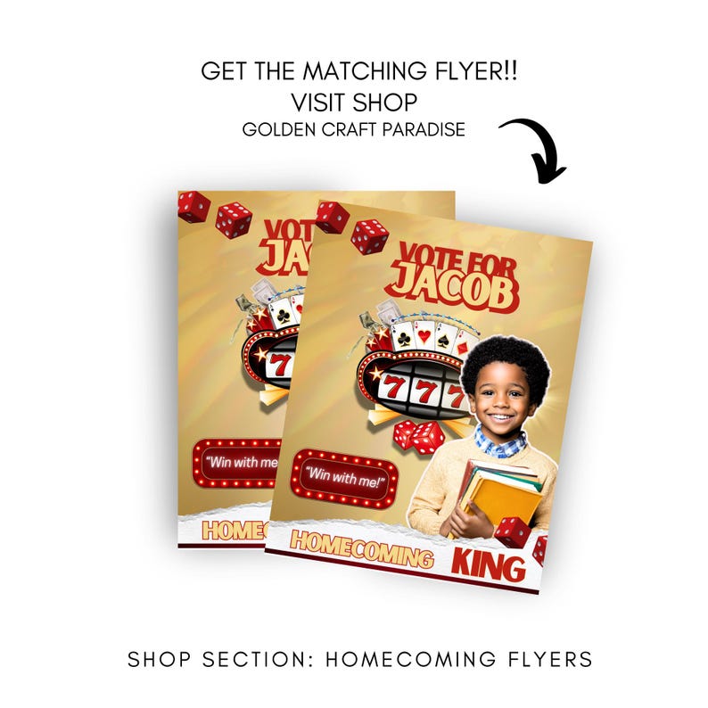 Vote Jacob Sign DIY Water Bottle Label Template, Homecoming King, Vote, Class Campaign ...
