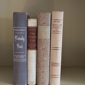 Vintage Decorative Hardcover Books