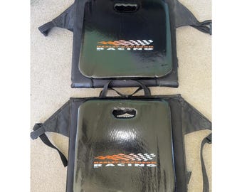 Vintage Harley-Davidson Konzert Stadion Sitzkissen Gepolstert W / Reisetaschen