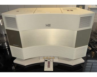 BOSE ACOUSTIC Wave Music System CD-3000 W/ PD2 Pedestal & Remote Tested