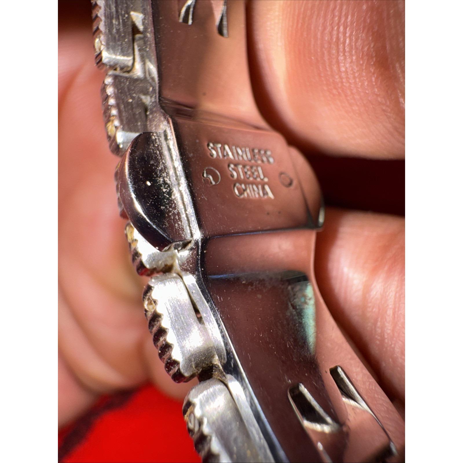 Judith Ripka Mop Roman Numerals CZ Watch EXCELLENT CONDITION  display picture 2