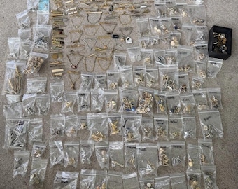 Spinki do mankietów vintage, spinki do krawatów, spinki do krawatów, ogromna partia 500+ sztuk Swank Sara Cov Anson Hicko