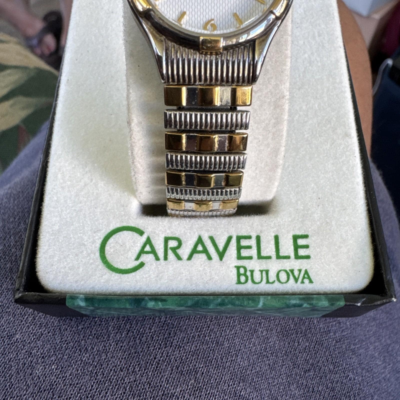 CARAVELLE by BULOVA Womens Two Tone Watch, Stretch Band  display picture 2