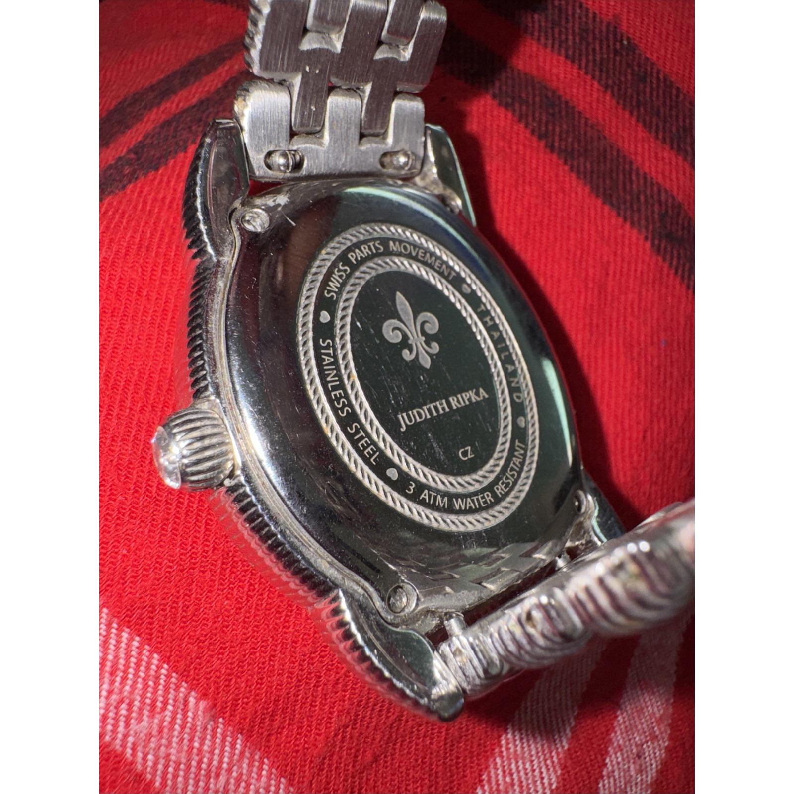 Judith Ripka MOP Roman Numerals CZ Watch EXCELLENT CONDITION Judith Ripka Mop Roman Numerals CZ Watch EXCELLENT CONDITION  main image 2