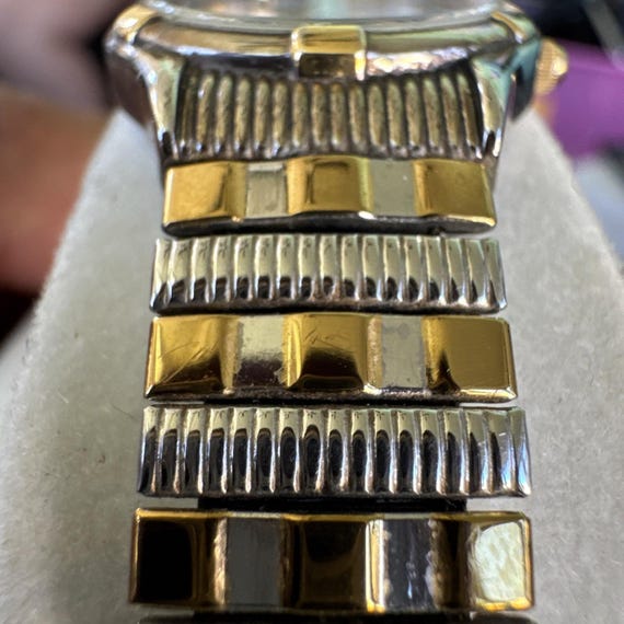 CARAVELLE by BULOVA Womens Two Tone Watch, Stretch Band  display picture 1